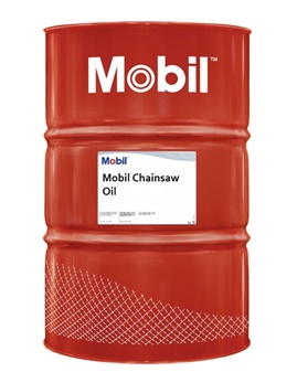 Mobil Chainsaw Oil Vat 208 liter voorkant